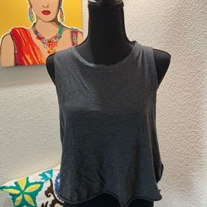 Heather Gray Crop Tank